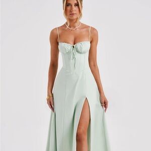 Babyboo  DEANNA MIDI DRESS - SAGE